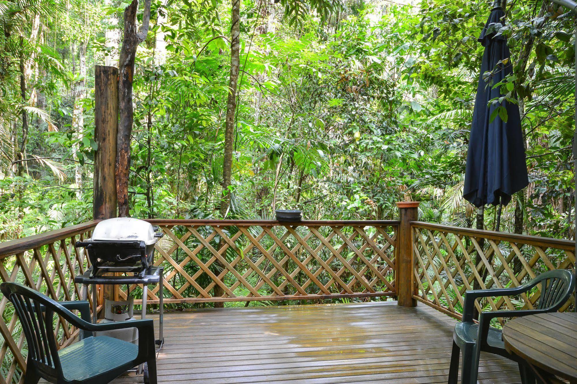 Crater Lakes Rainforest Cottages Yungaburra Bagian luar foto